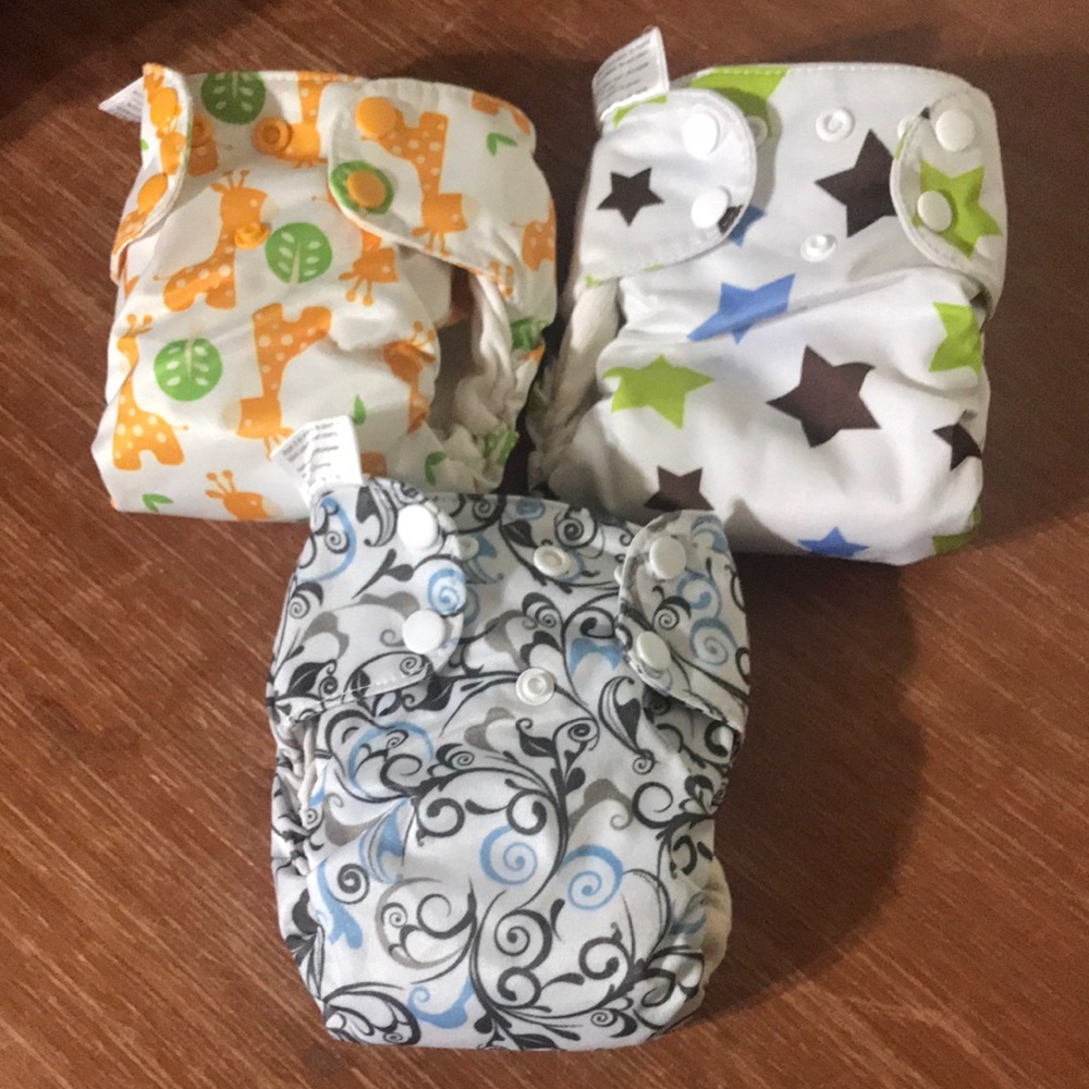 Swaddlebees Simplex Newborn Cloth Diaper Lot